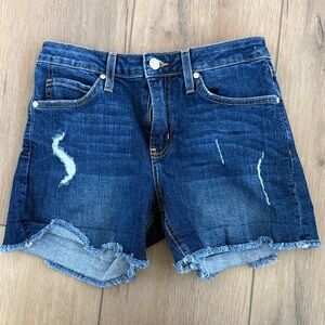 Just Black Dark Blue Jean Shorts